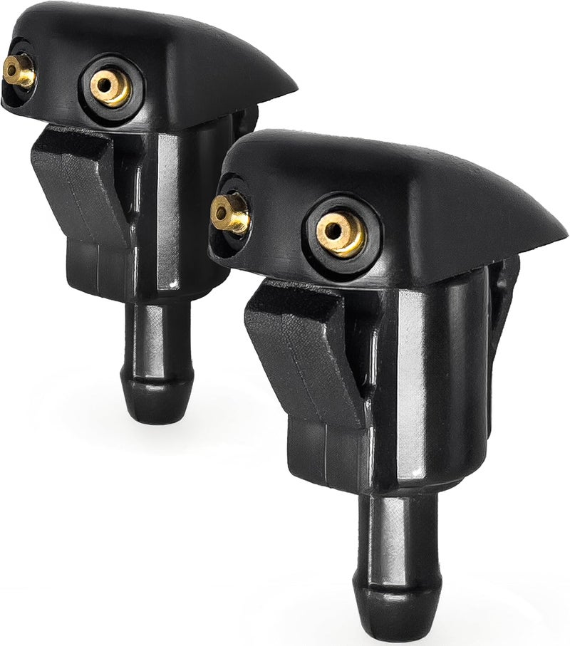 Click&Fit فوهات غسيل الزجاج الأمامي القابلة للتعديل متوافقة مع تويوتا كورولا 99-08 كامري 97-01 تاكوما 05-10 راف 99-04 – رشاشات المساحات تحل محل 85381-AA010 - Image 1